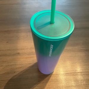 New! Starbucks Tumbler 24 oz. Lavender and Turquoise colors.